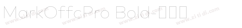 MarkOffcPro Bold字体转换